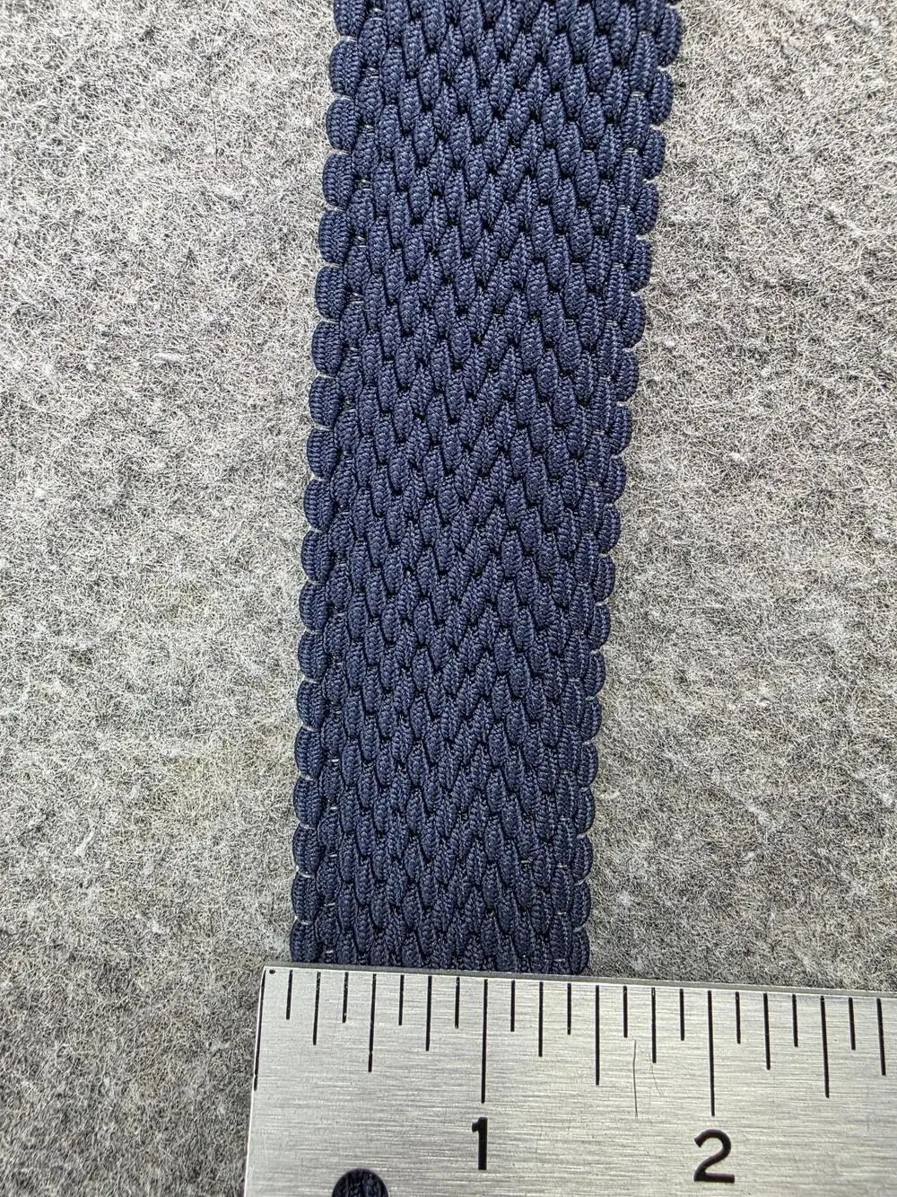 Tommy Bahama Belt Mens XL Blue Braided Woven Leather Trim Adjustable Buckle